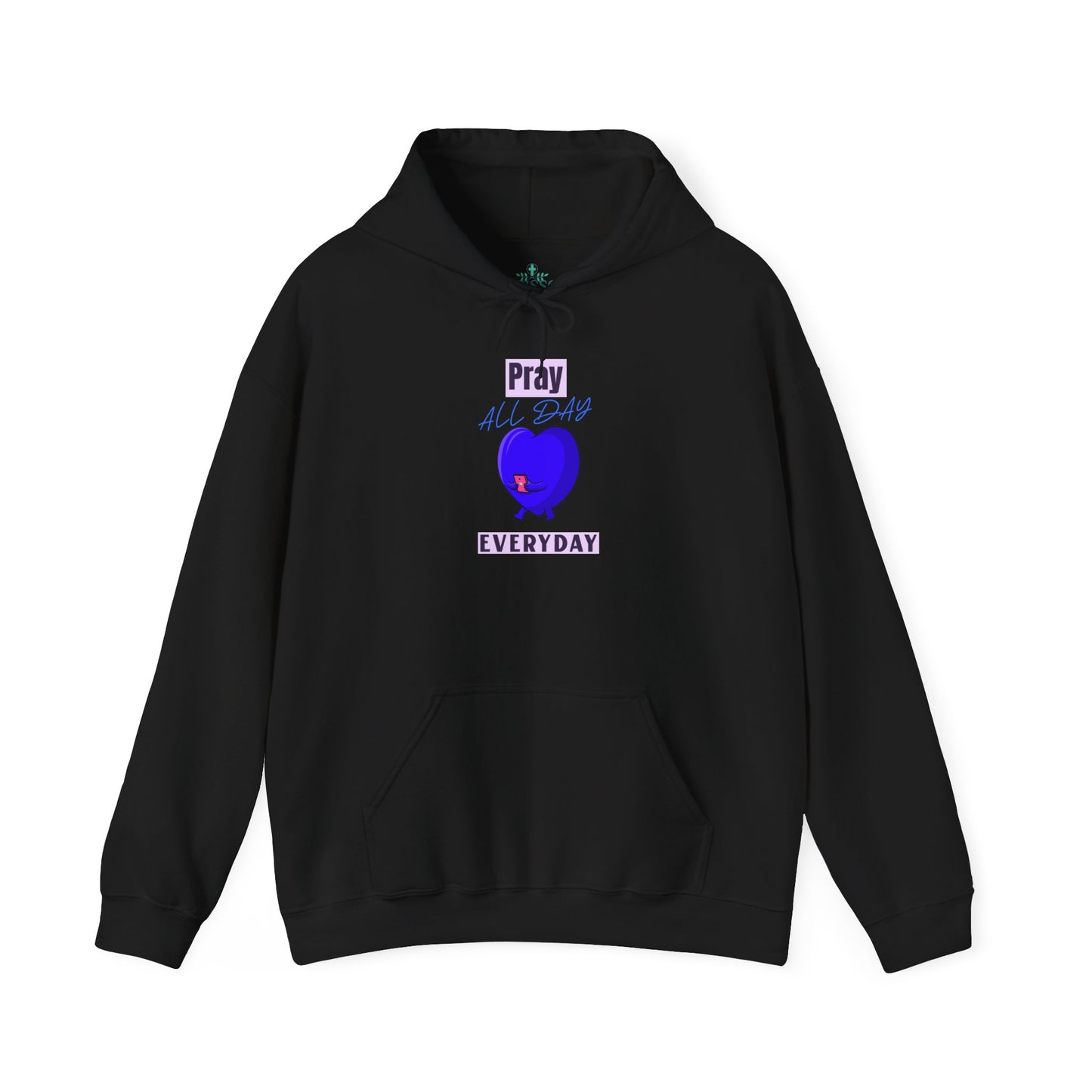 Pray Praise Believe Trust Hoodie-Blue