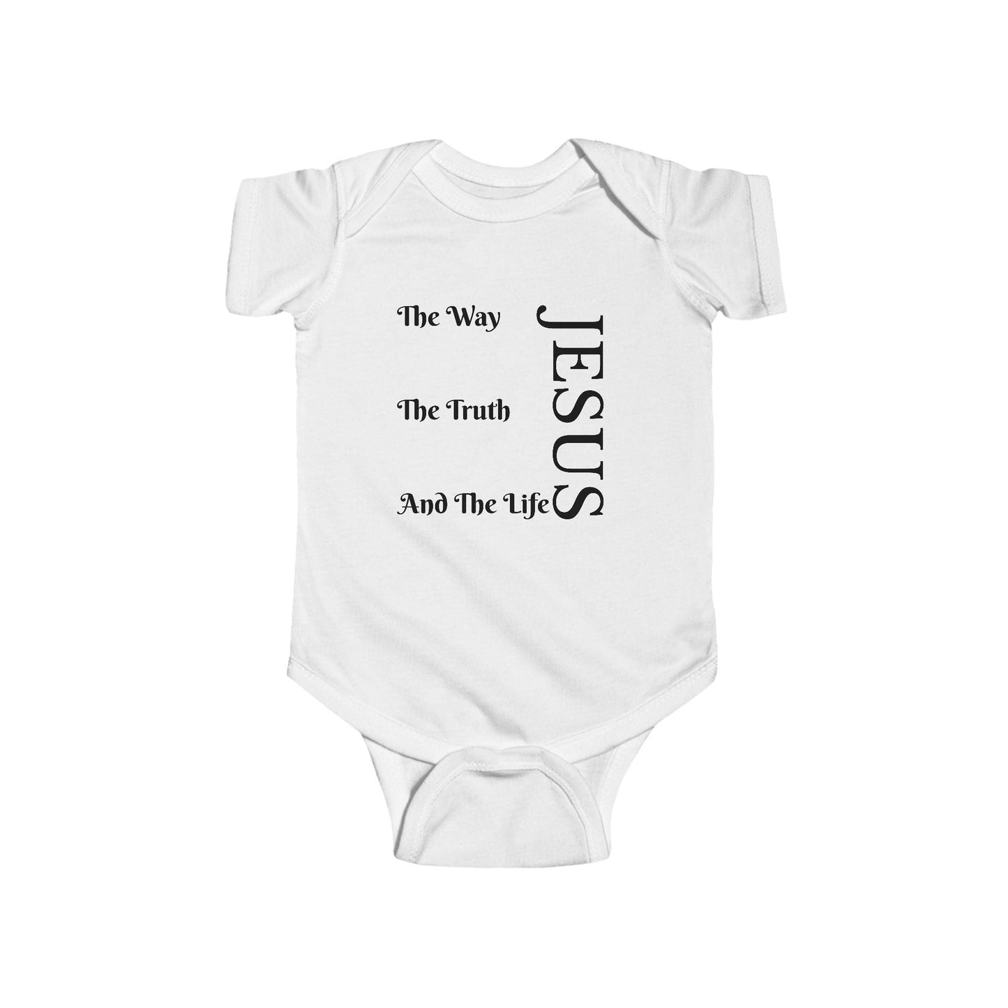 John 14 v 6 Infant Fine Jersey Bodysuit - Perissos