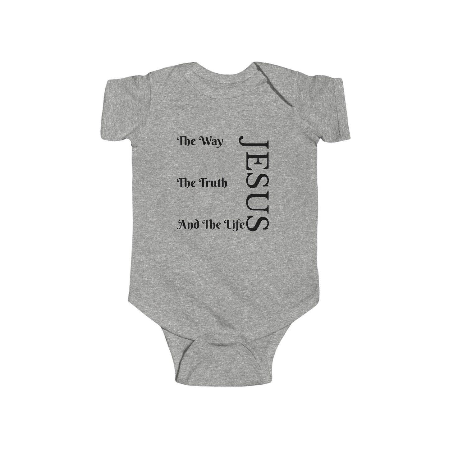 John 14 v 6 Infant Fine Jersey Bodysuit - Perissos