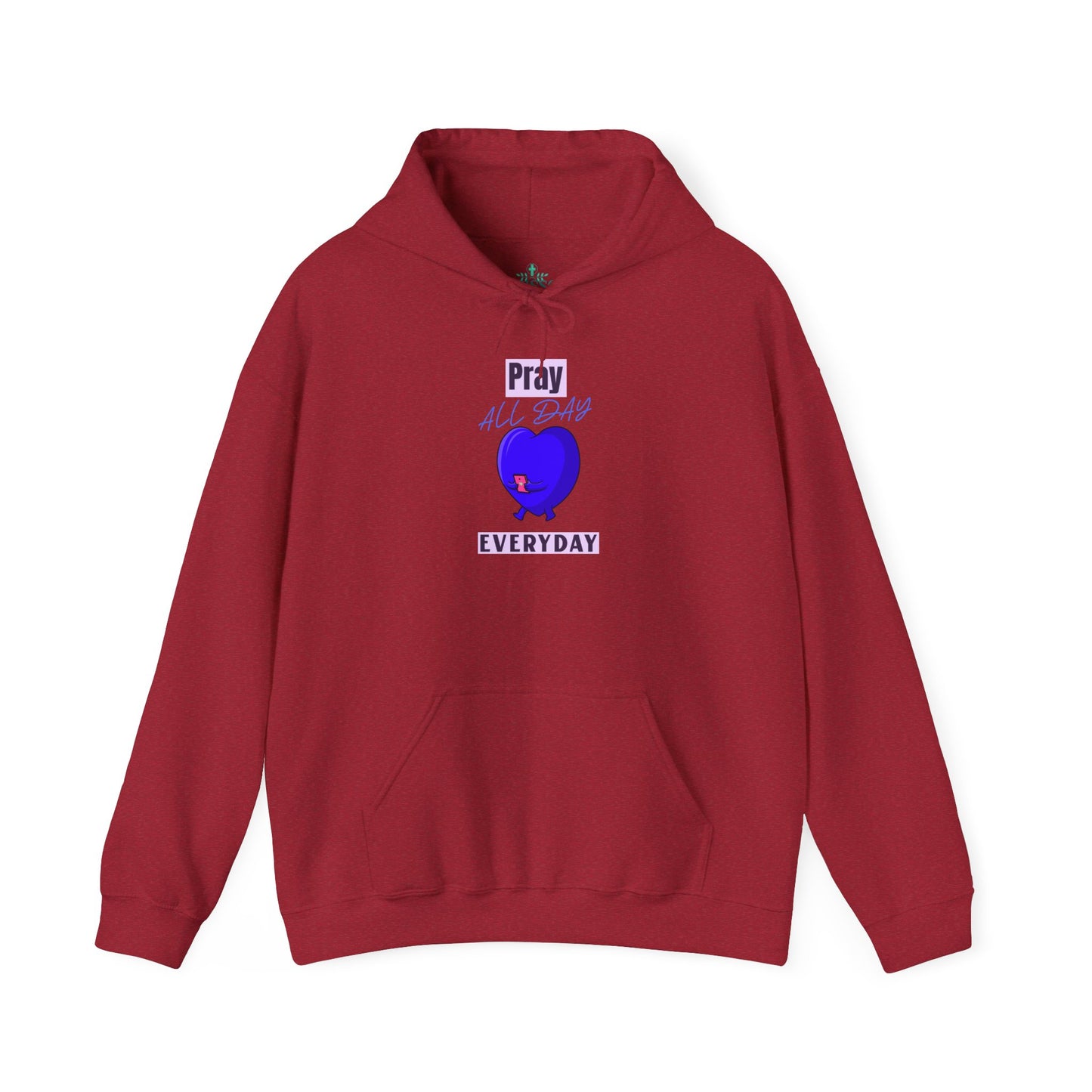 Pray Praise Believe Trust Hoodie-Blue
