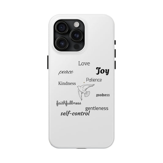 Fruit of the Spirit Phone Case-White