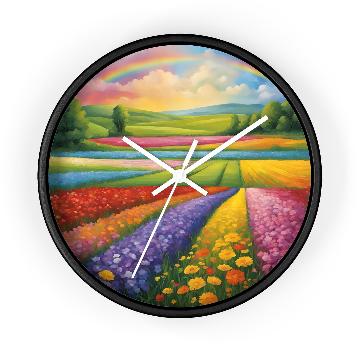 Rainbow Wall Clock