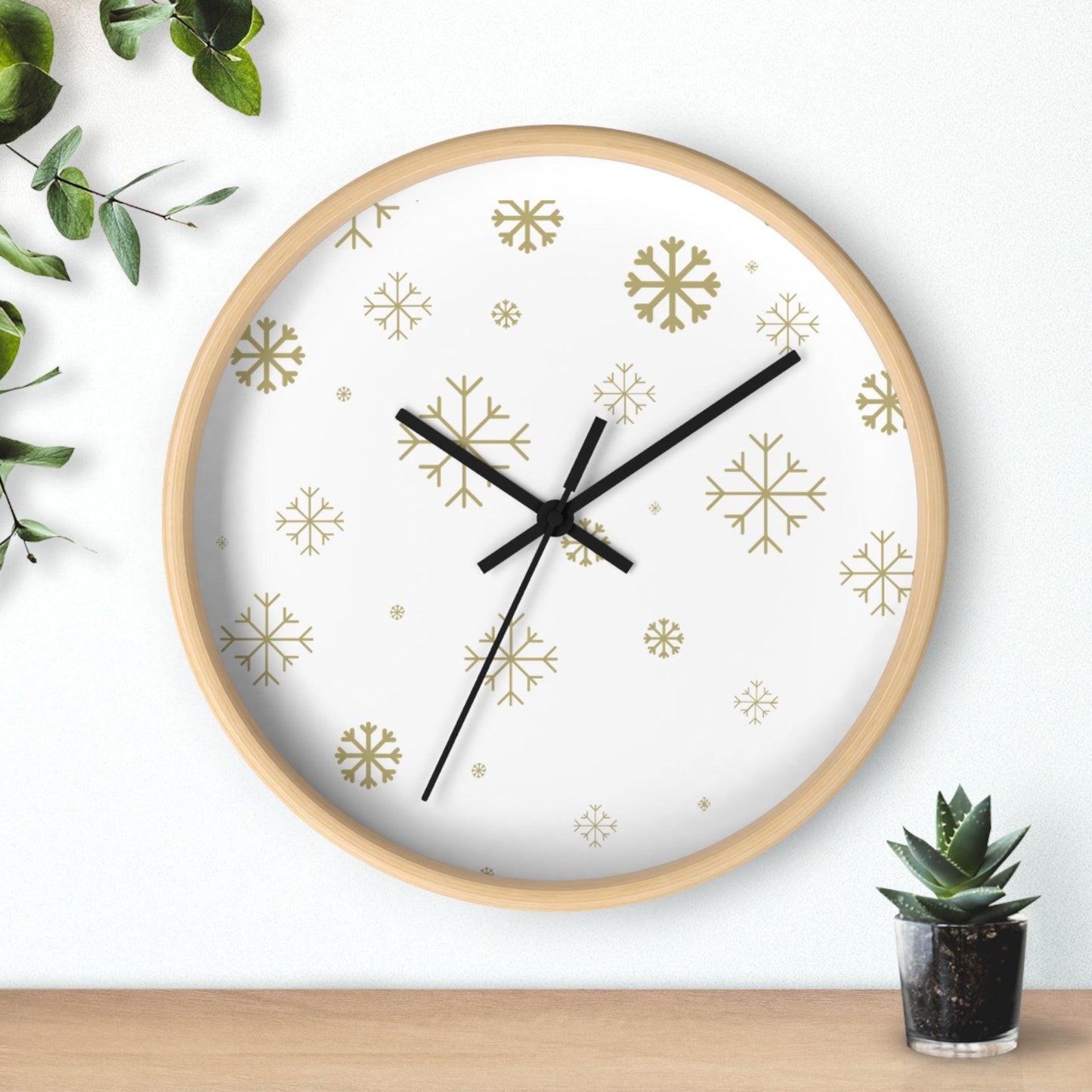 Snow Flake Wall Clock - Perissos