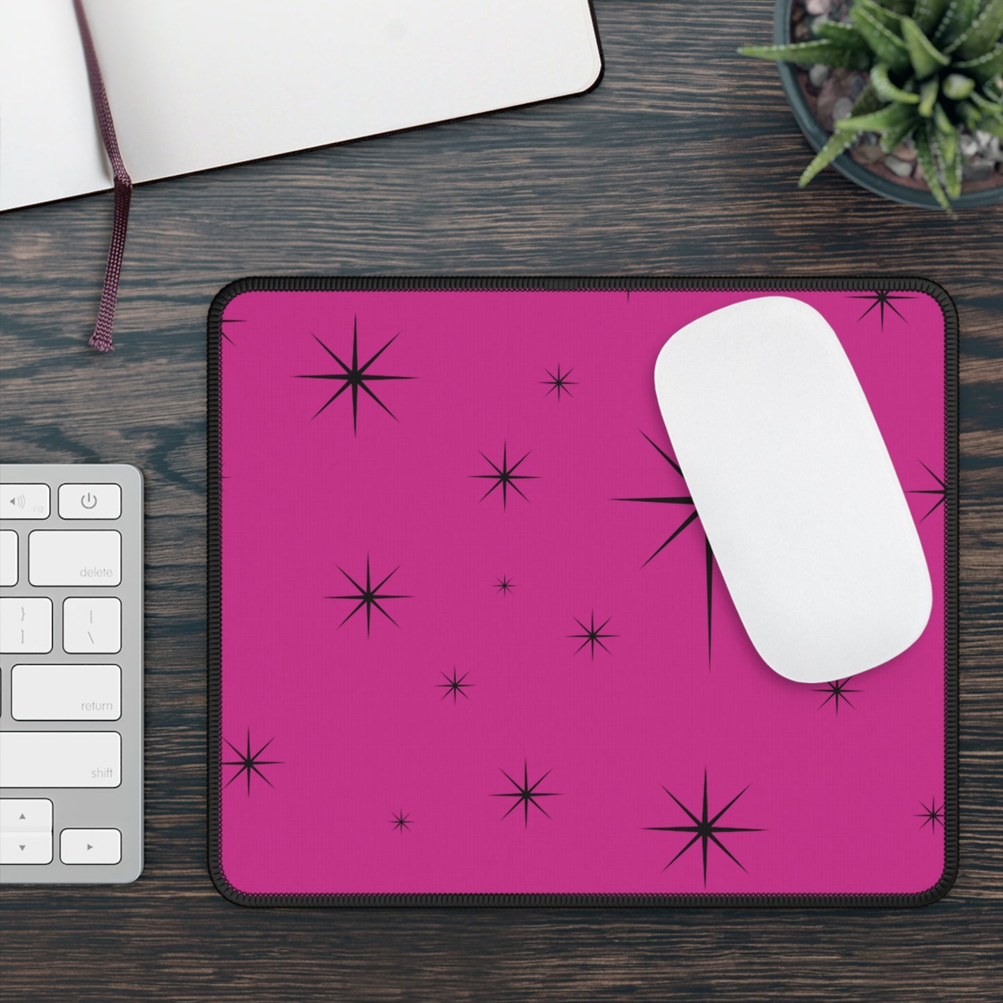 Sparkling Star Gaming Mouse Pad-Pink