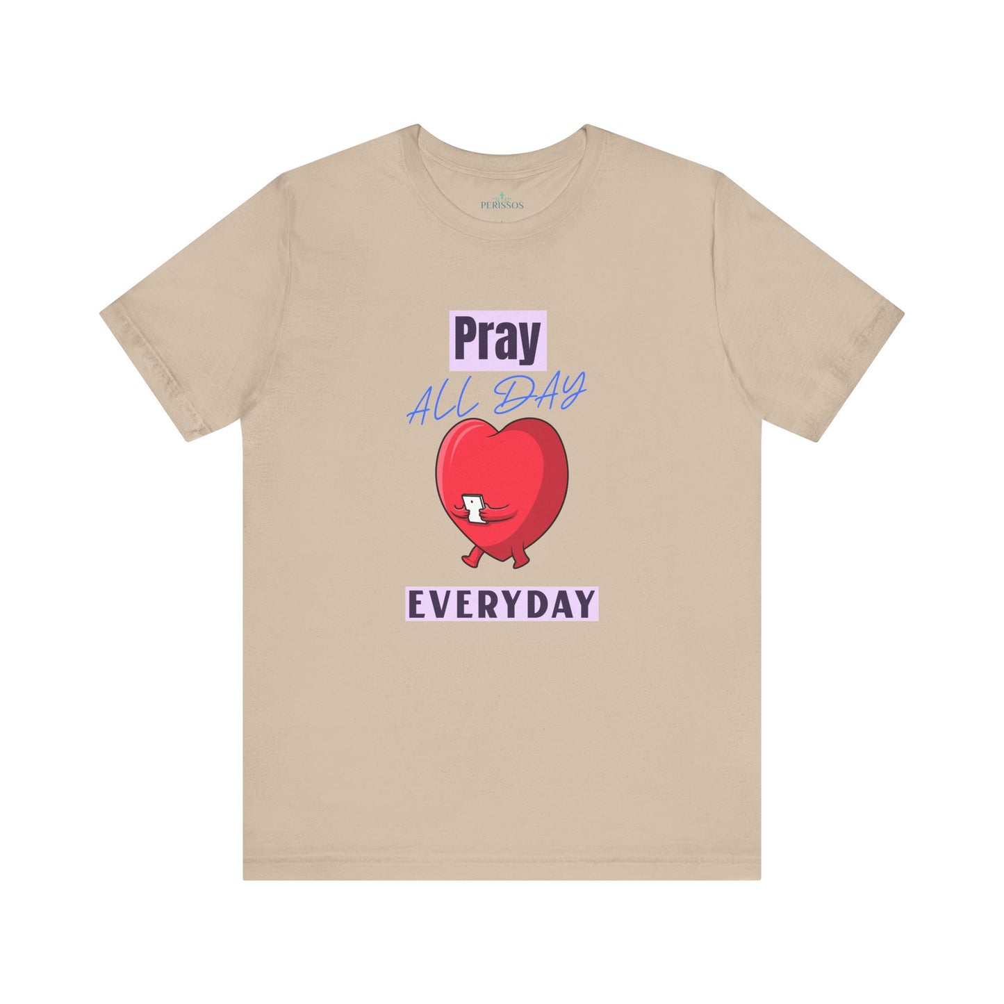 Pray All Day  Unisex Tee Shirt-Red