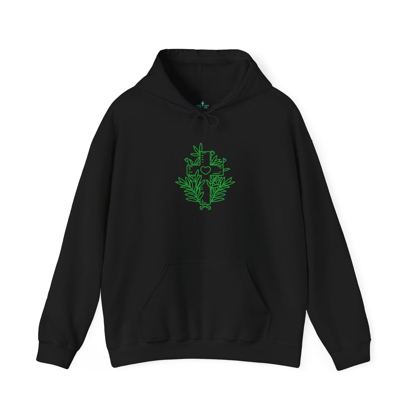 Green Cross Hoodie-Unisex