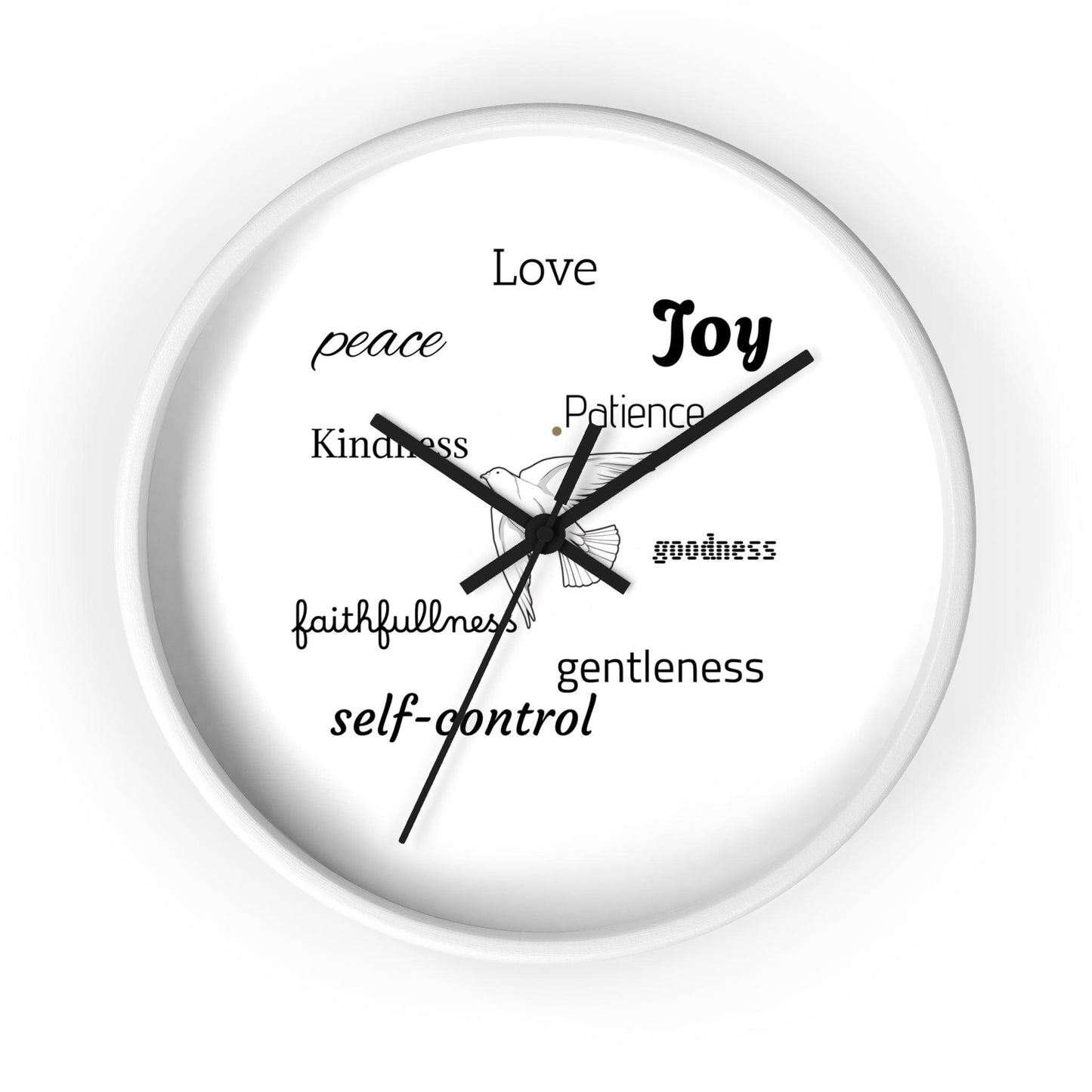 Fruit of the Spirit Wall Clock - Perissos