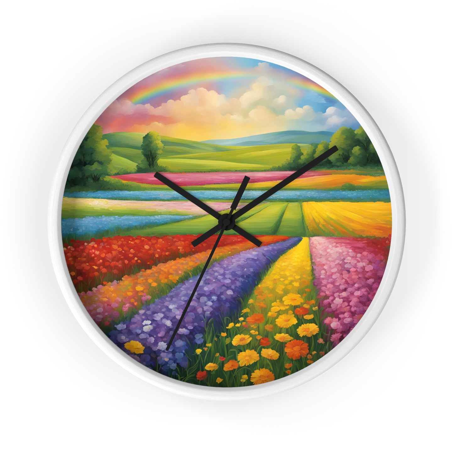 Rainbow Wall Clock