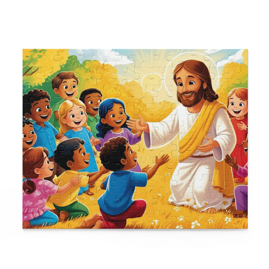 Jesus and little children Jigsaw Puzzle