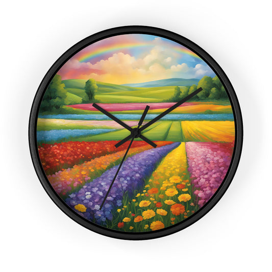 Rainbow Wall Clock