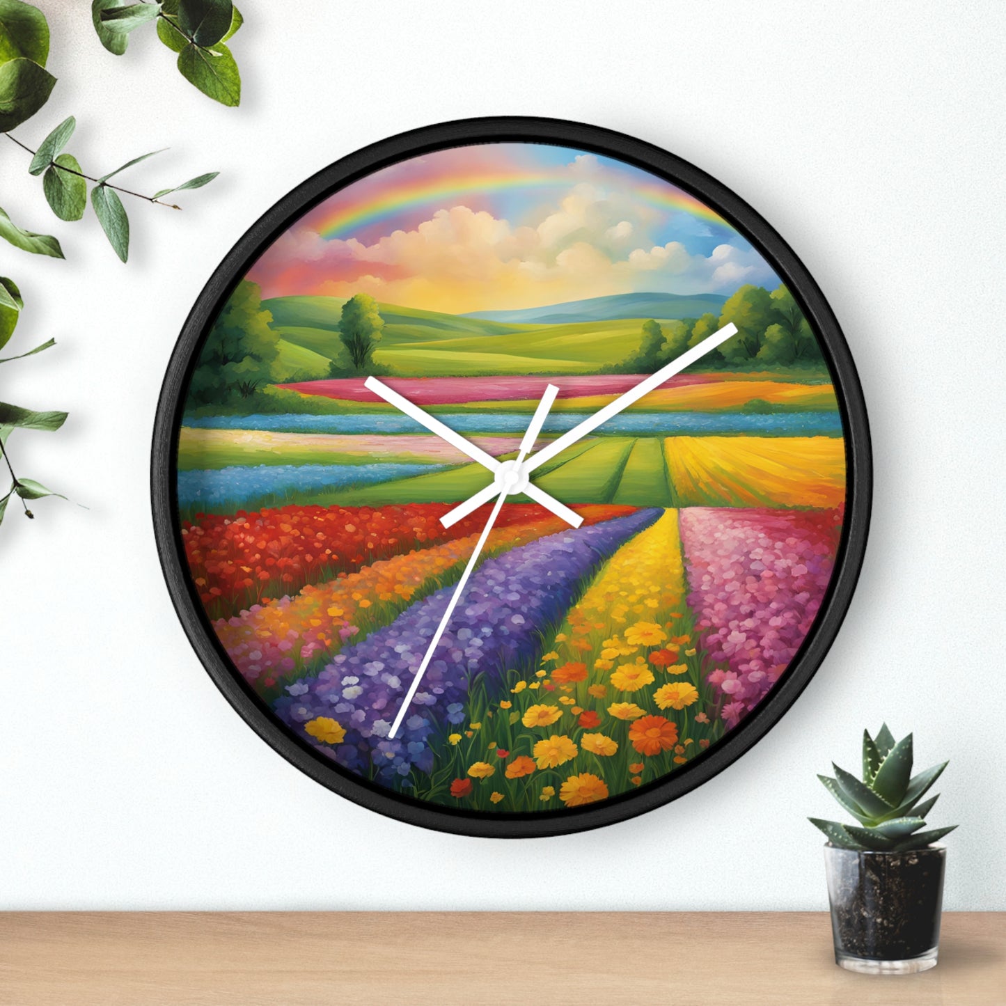 Rainbow Wall Clock