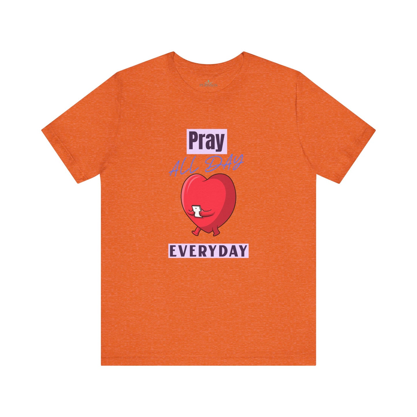 Pray All Day  Unisex Tee Shirt-Red