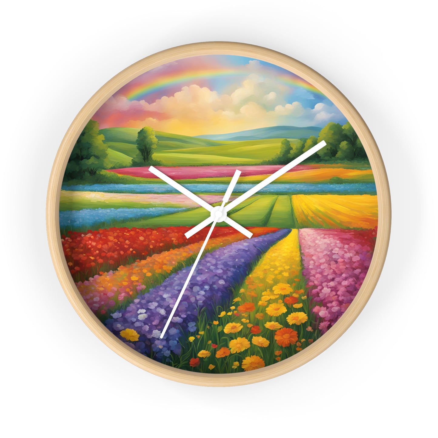 Rainbow Wall Clock