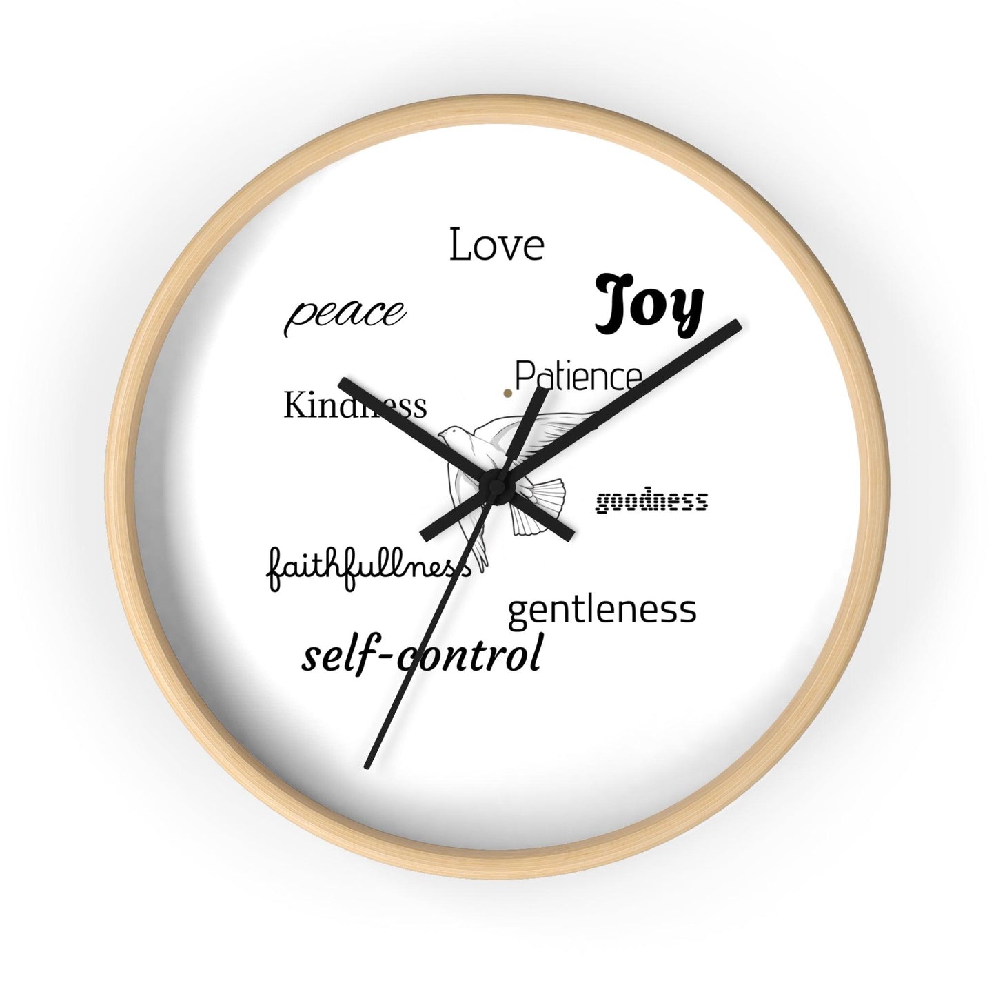 Fruit of the Spirit Wall Clock - Perissos