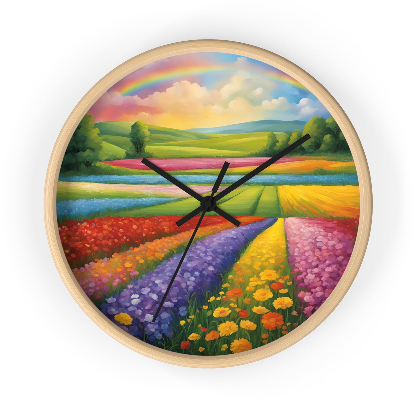 Rainbow Wall Clock