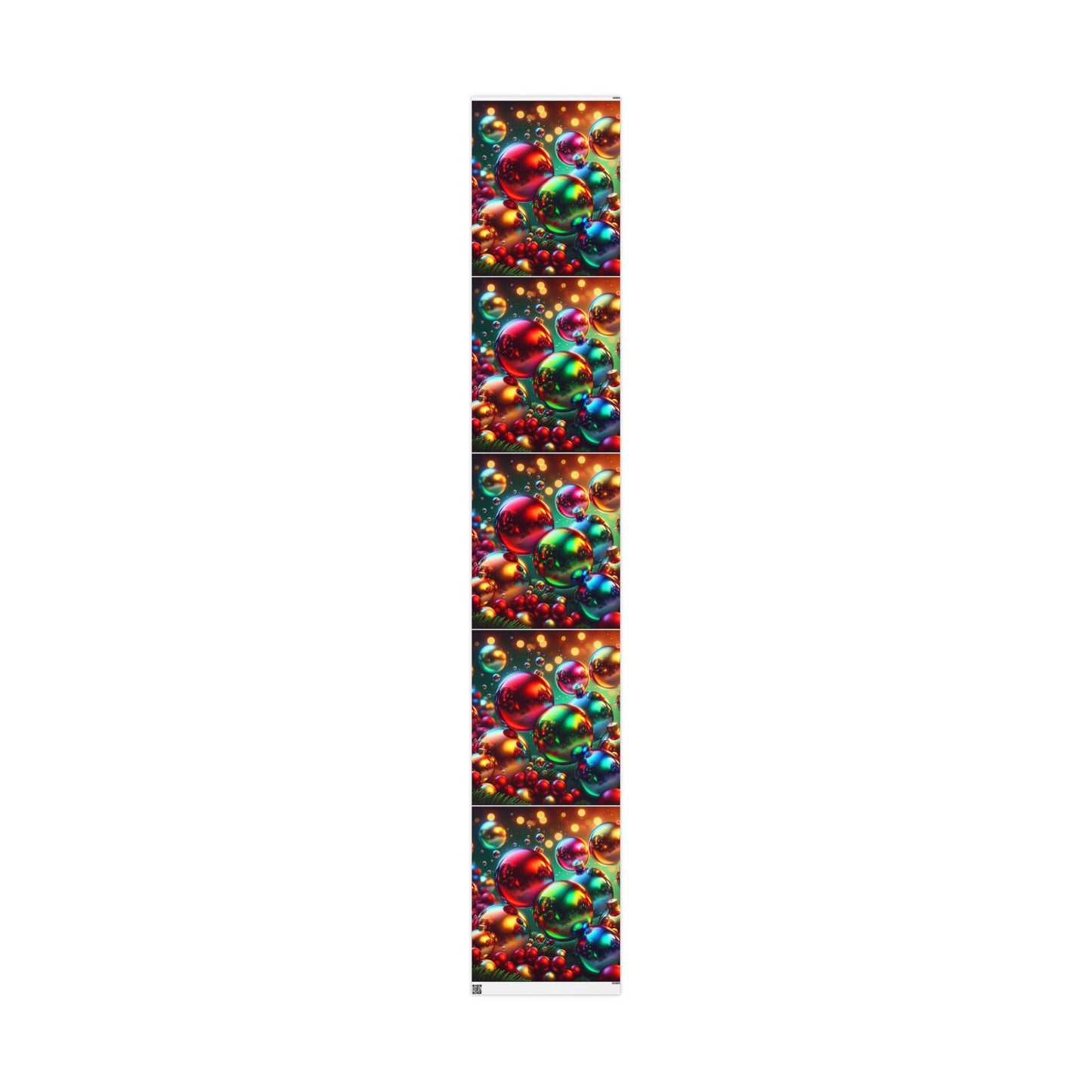 Christmas Bubbles Design Wrapping Papers
