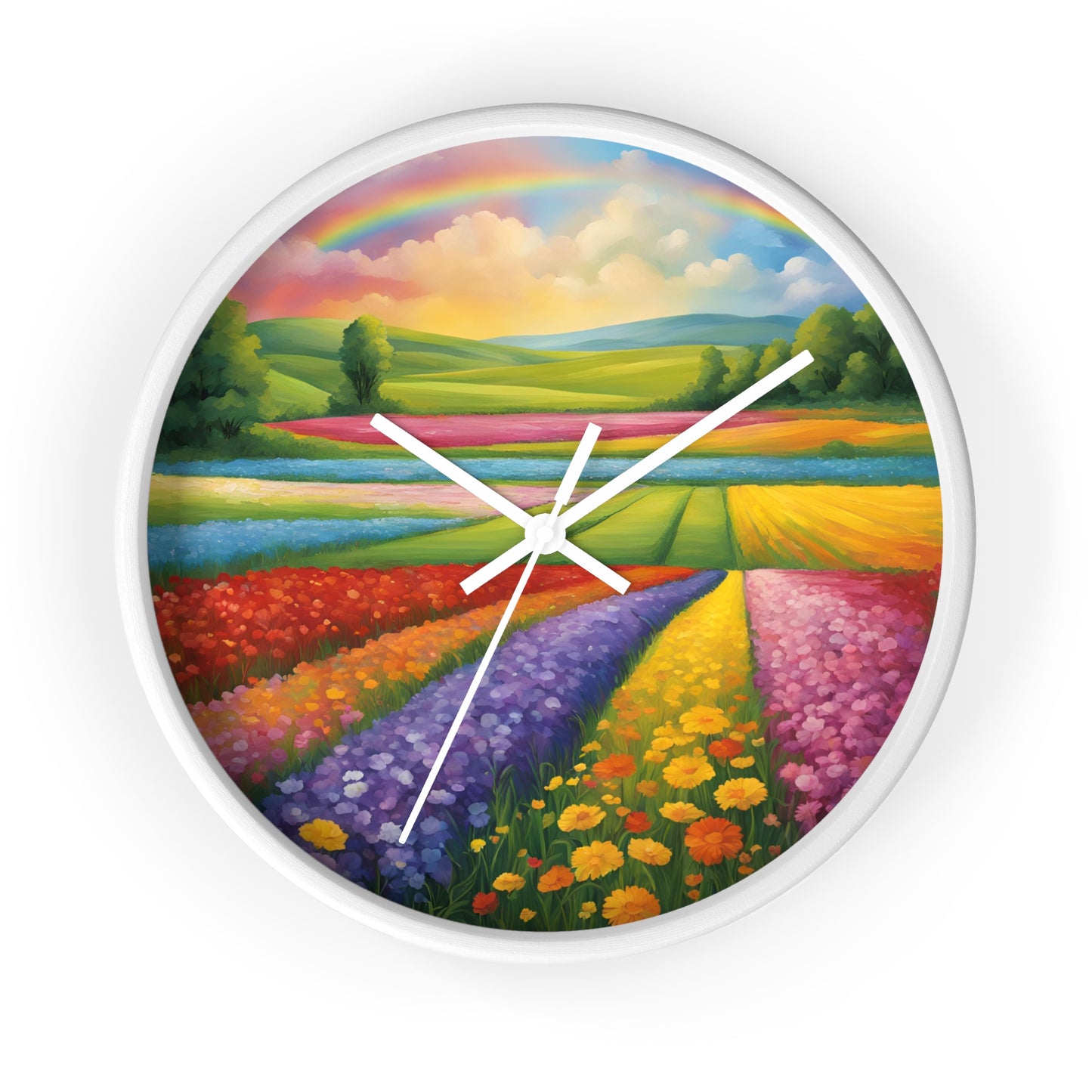 Rainbow Wall Clock